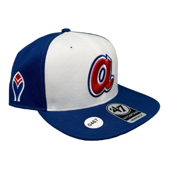 Atlanta Braves 47 Brand Cooperstown Collection Retro SnapBack Hat - Picture 5 of 7